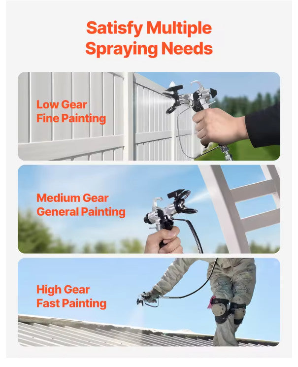 Stand Airless Paint Sprayer Electric Paint Sprayer Machine 650W 3000PSI