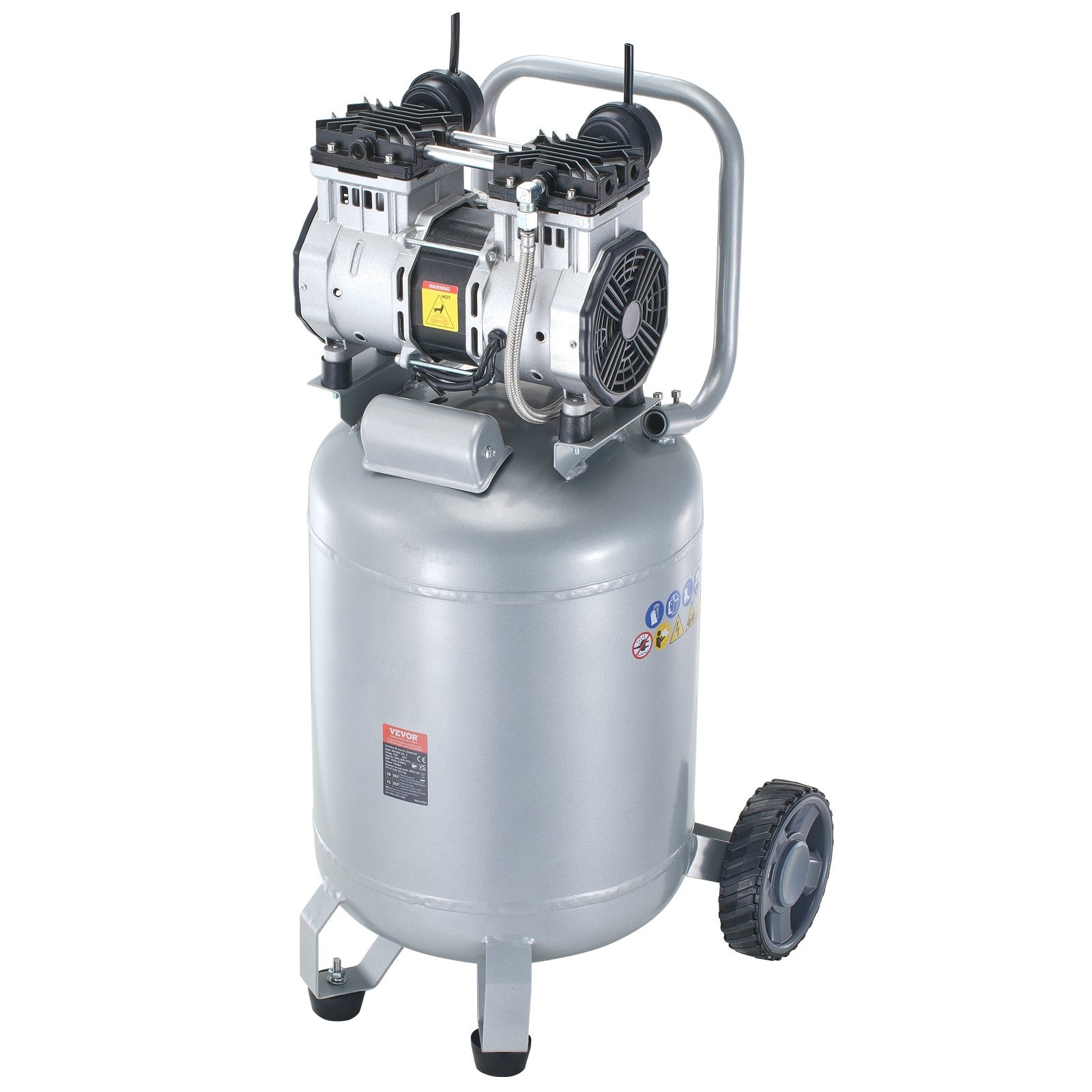 VEVOR 13 Gallon Air Compressor 2HP 4.6SCFM@90PSI Oil Free Air Compressor 125PSI