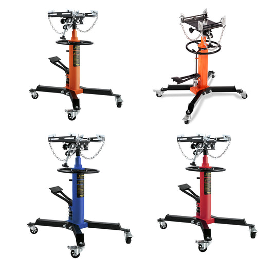 VEVOR 2-Stage Hydraulic Transmission Jack 1100/1322 lbs w/360°Swivel Wheel Lift