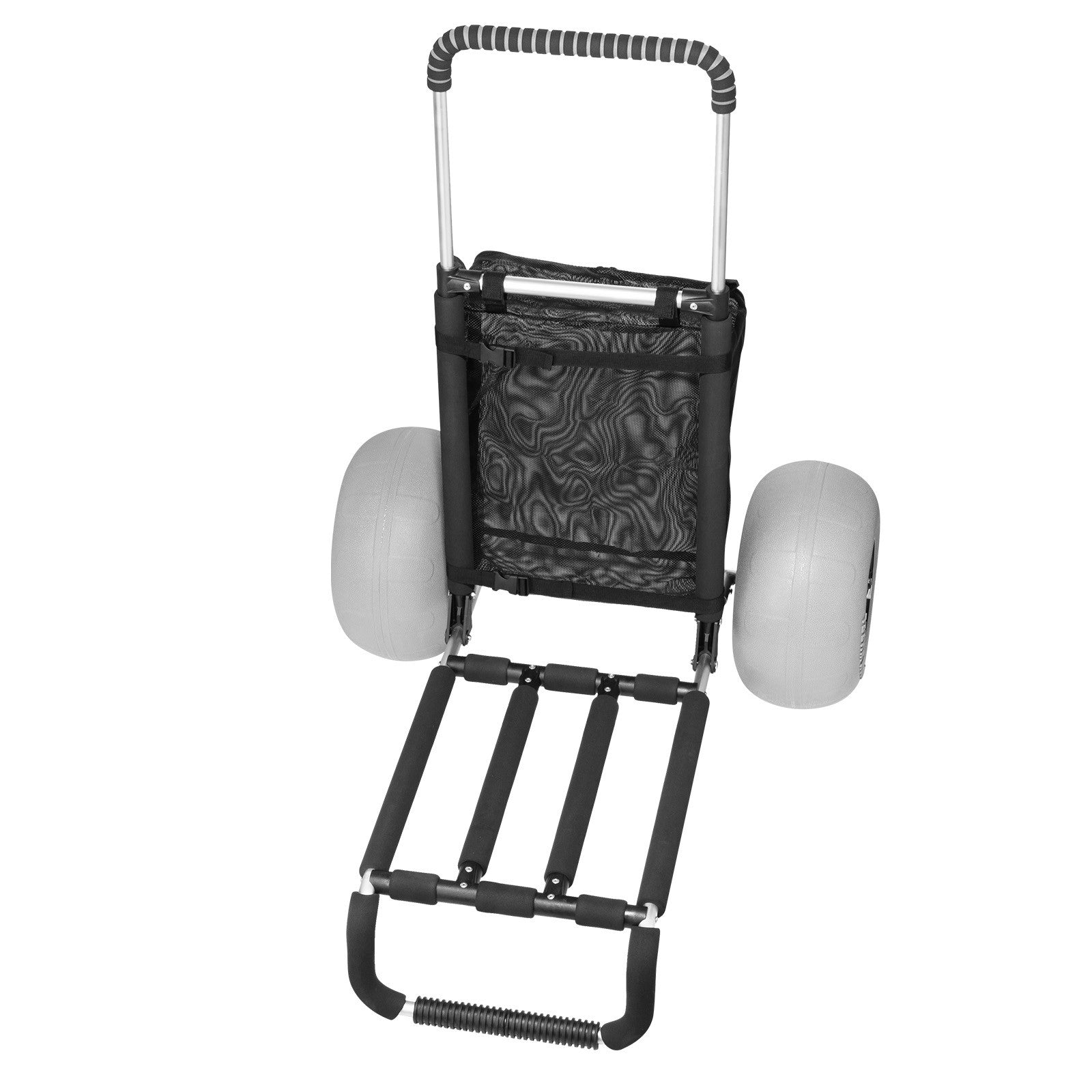 VEVOR Beach Dolly Wagon Beach Cart w/12" Balloon Wheels for Sand Beach Gardening