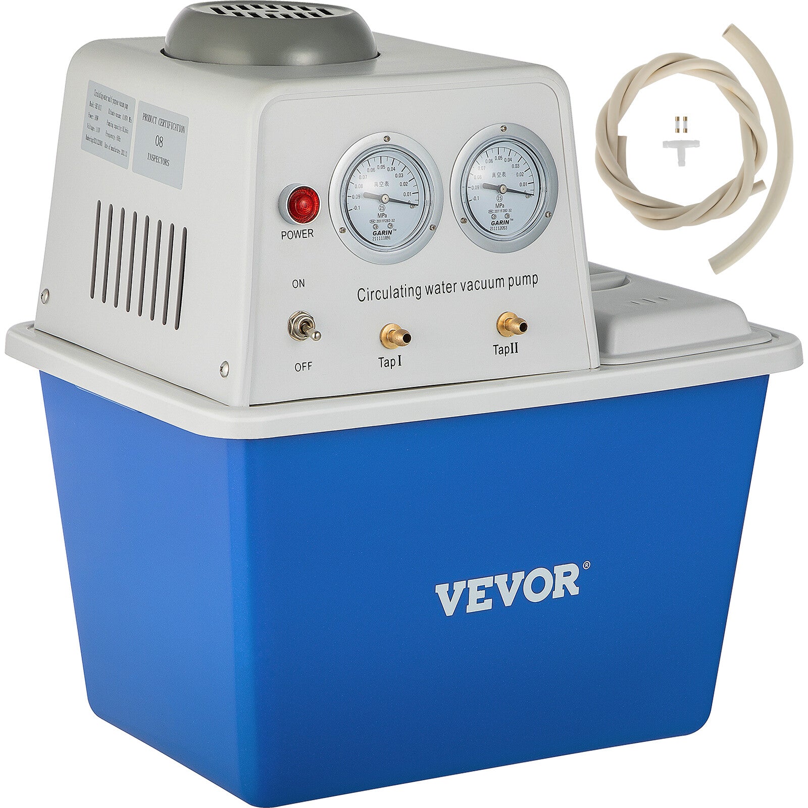 Circulating Water Vacuum Pump Air 60L/min Stainless 180W Lab Equipment