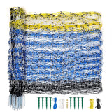 Portable Electric Netting Fence Kit Goats Fencing 35"H x 164'L with Posts Spikes