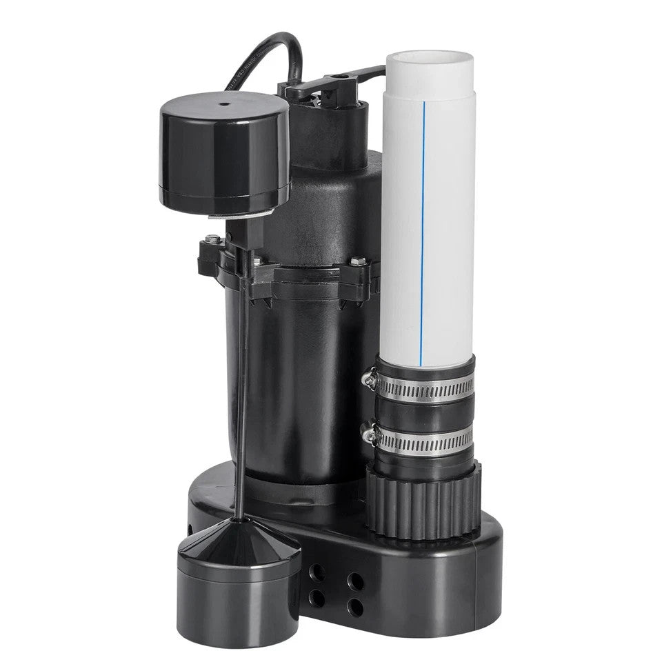 VEVOR Utility Sink Pump 1/3 HP 120 V 2900 GPH 25 ft. 6 Gal. Submersible