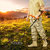 VEVOR Waterproof Metal Detector Professional Rechargeable Gold Detector 12" Coil