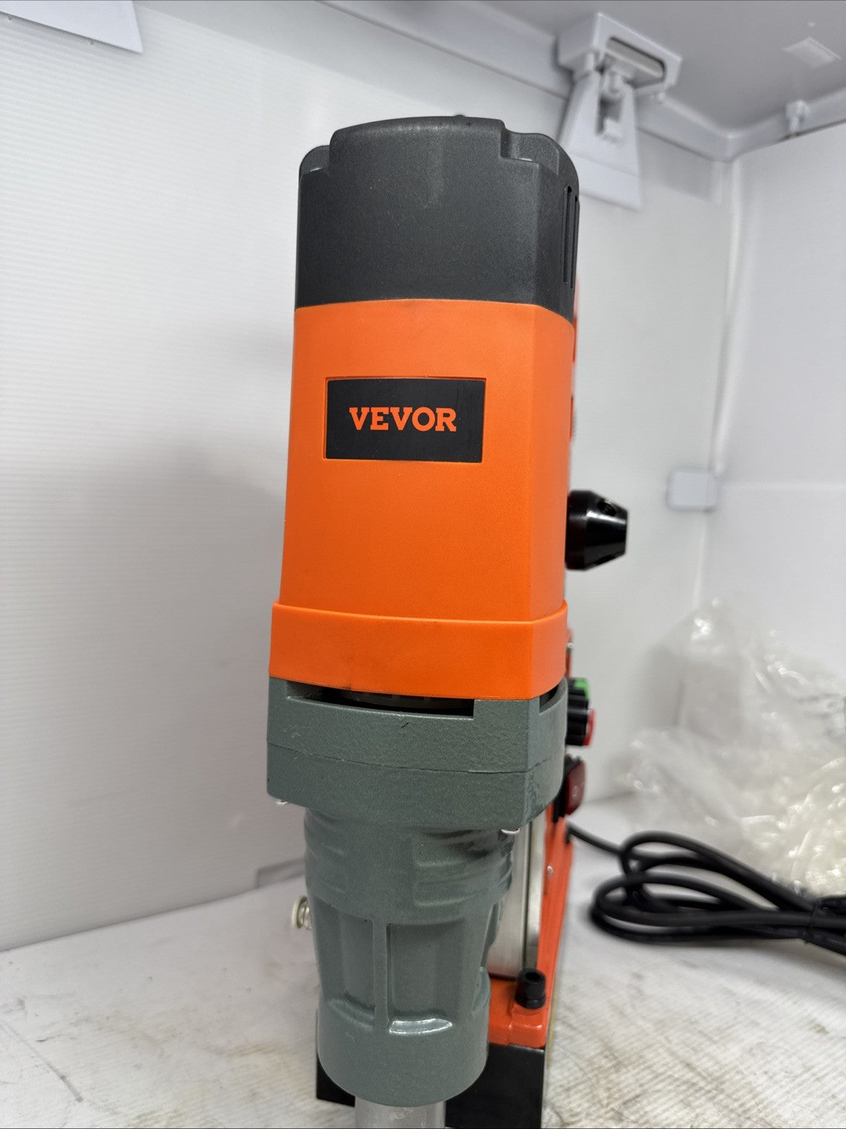 Magnetic Drill 1550W 2922 lbf Mag Drill Press 2 in Boring Diameter 0-500 RPM