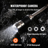 Uimoso 30m/100ft 7" Sewer Camera Pipe Inspection Camera 1000TVL 512Hz Locator