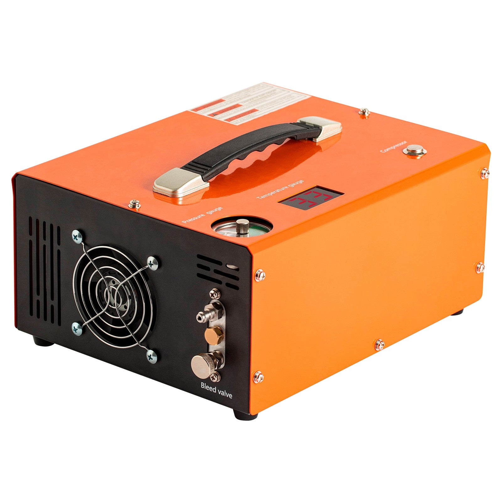 PCP Air Compressor 4500PSI/30Mpa Built-in Converter DC12V/AC120V Auto-Stop