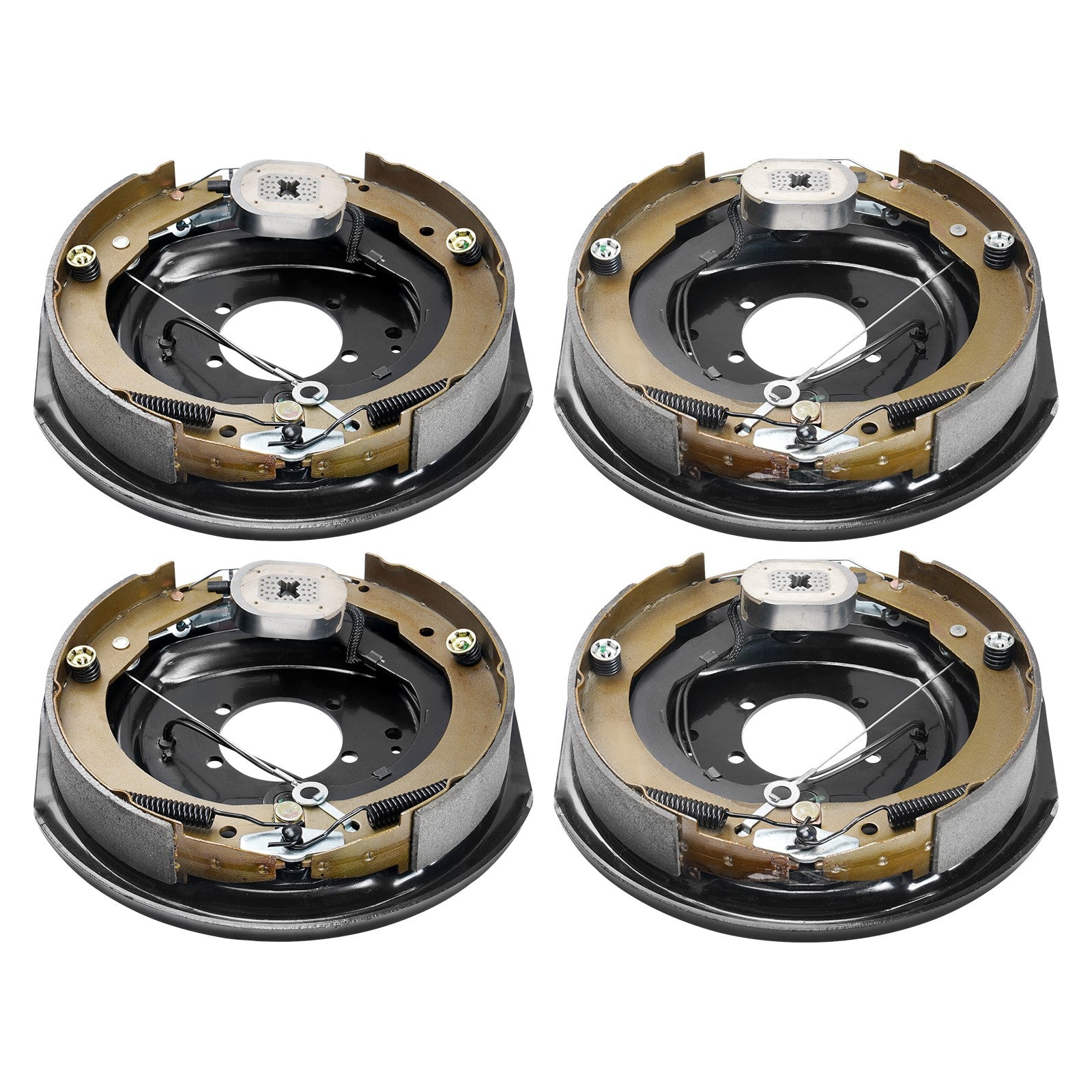 VEVOR Electric Trailer Brake 12" x 2" Self-Adjusting Assembly 2 Pairs 7000 lbs