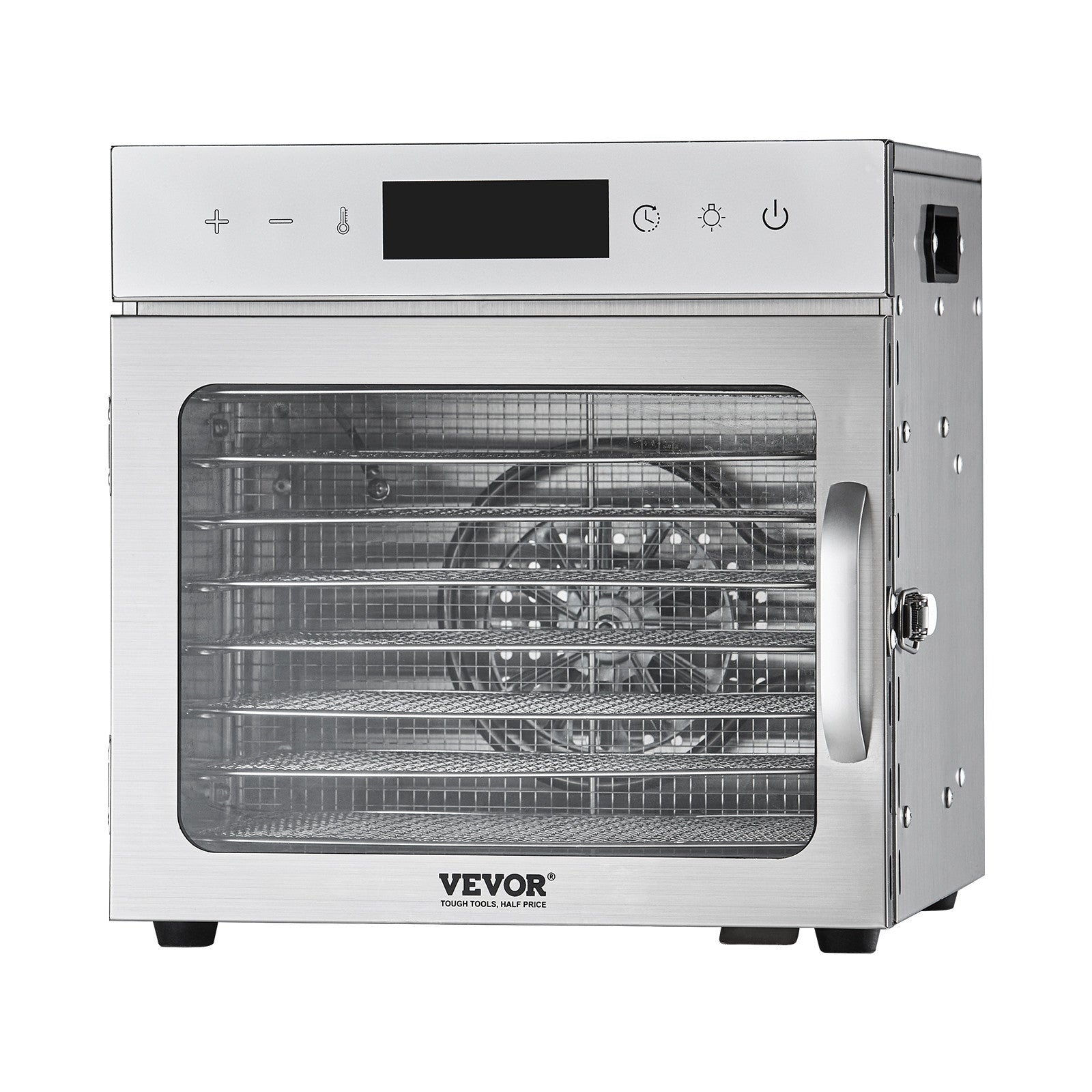 VEVOR Commercial 8 Trays Food Dehydrator Stainless Fruit Meat Jerky Drying Dryer