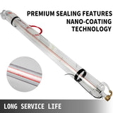 VEVOR CO2 laser tube 40W/50W/60W/80W/100W/130W suitable for CO2 laser engraving