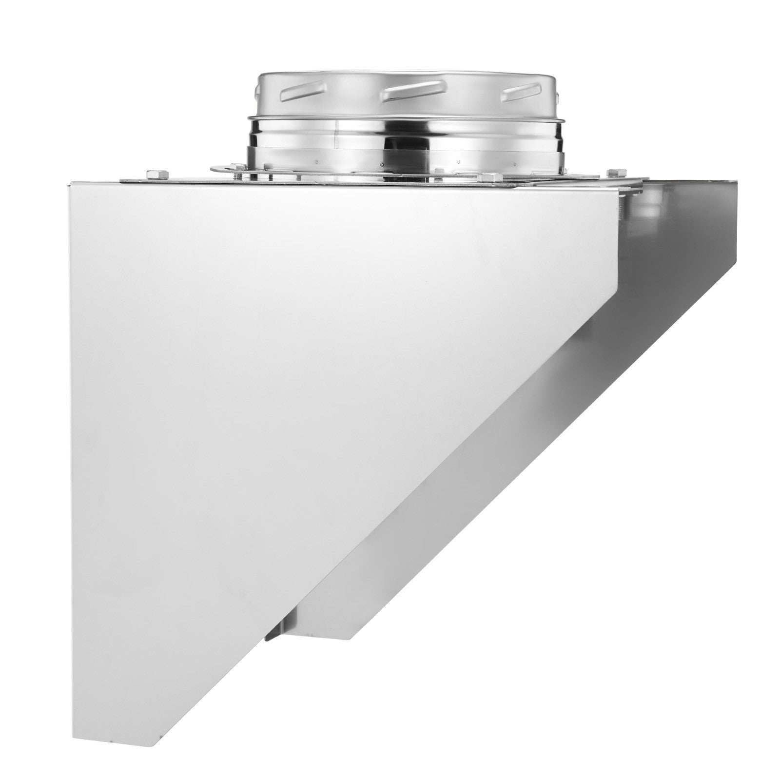 VEVOR External Chimney Kit 6 Inch with Rain Cap Adjustable Bracket Roof Mount