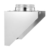VEVOR External Chimney Kit 6 Inch with Rain Cap Adjustable Bracket Roof Mount