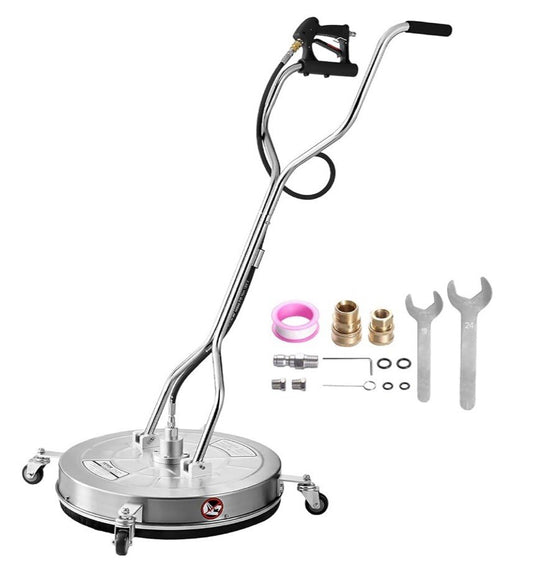 VEVOR 24" Pressure Washer, Surface Cleaner 4500 Max PSI, 3/8 Connector