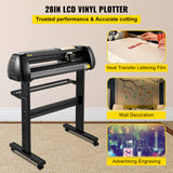 VEVOR Vinyl Cutter Machine Cutting Plotter 28inch Bundle SignMaster Floor Stand