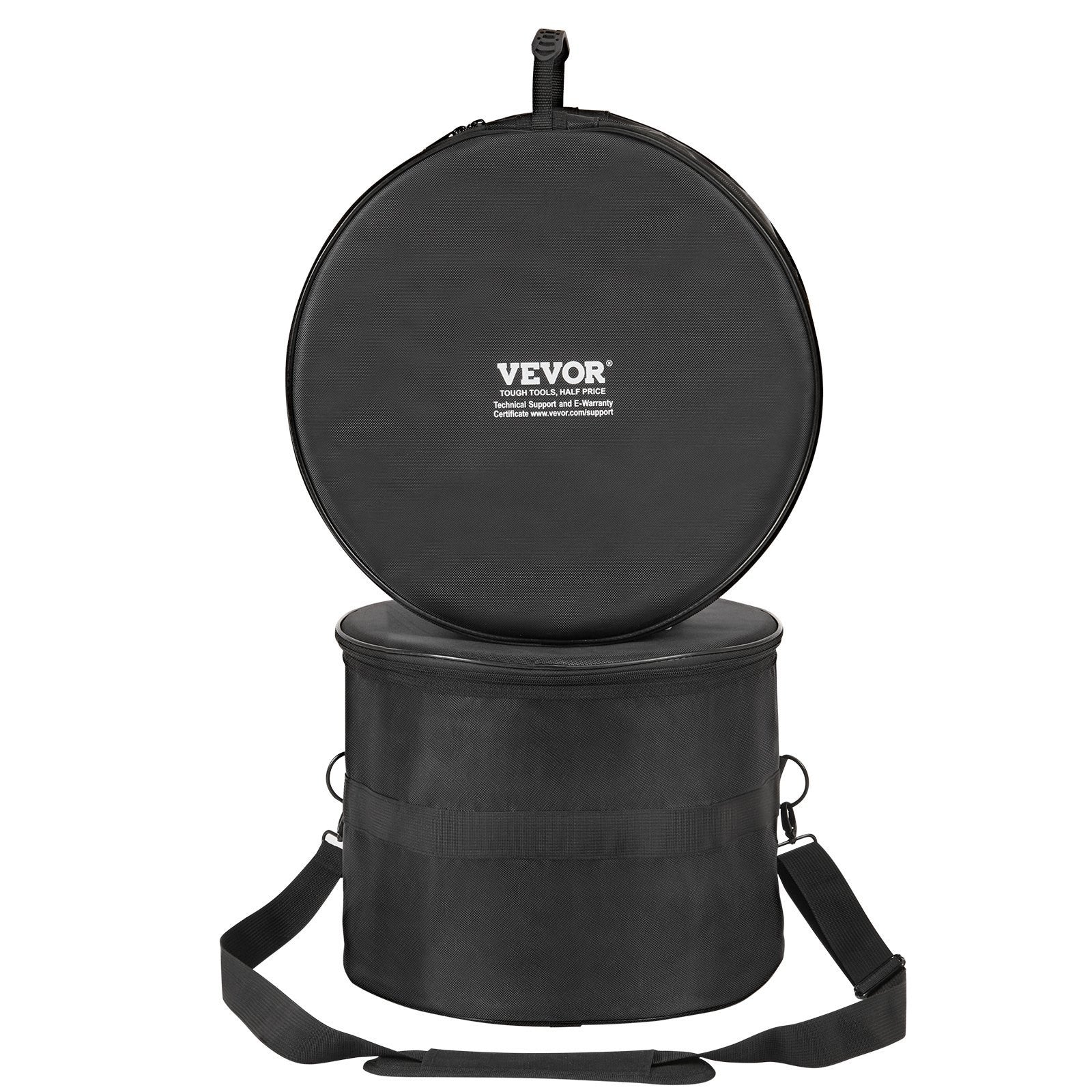 VEVOR 5-Piece Drum Bag Set Padded Drum Cases 1680D Oxford Fabric Foldable
