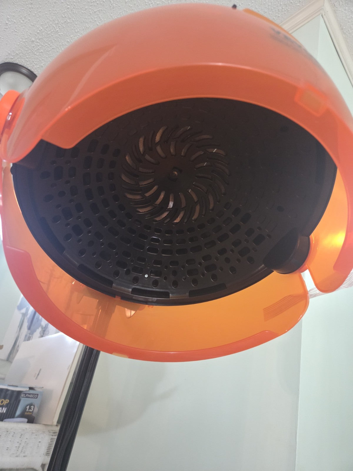 VEVOR Ionic Hooded Dryer 1875W Bonnet Hair Dryer 3 Temp Settings & Wind Speed