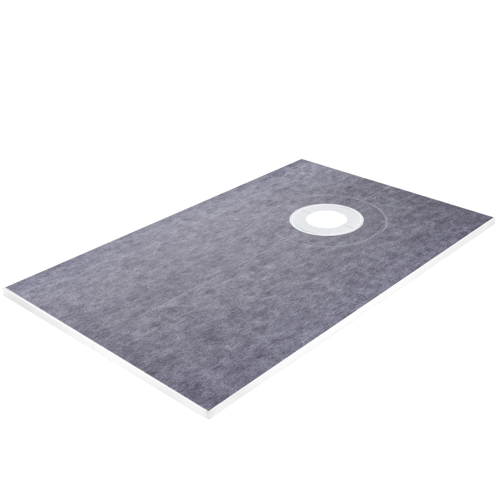 VEVOR Waterproofing Shower Kit Shower Kit Tray 38''x60'' with Offset Drain PVC