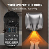 Uimoso 1300W Hand Dryer Commercial Automatic High Speed Stainless Steel