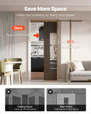 VEVOR Pocket Door Frame Kit Pocket Door Kit for 24-36in Wide 80inHigh Soft Close