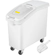 21 Gal Ingredient Bin w/ Scoop 400 Cup Commercial Food Storage for Kitchen
