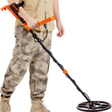 VEVOR Waterproof Metal Detector Professional Rechargeable Gold Detector 12" Coil