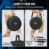 VEVOR 5-Piece Drum Bag Set Padded Drum Cases 1680D Oxford Fabric Foldable