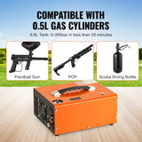PCP Air Compressor 4500PSI/30Mpa Built-in Converter DC12V/AC120V Auto-Stop