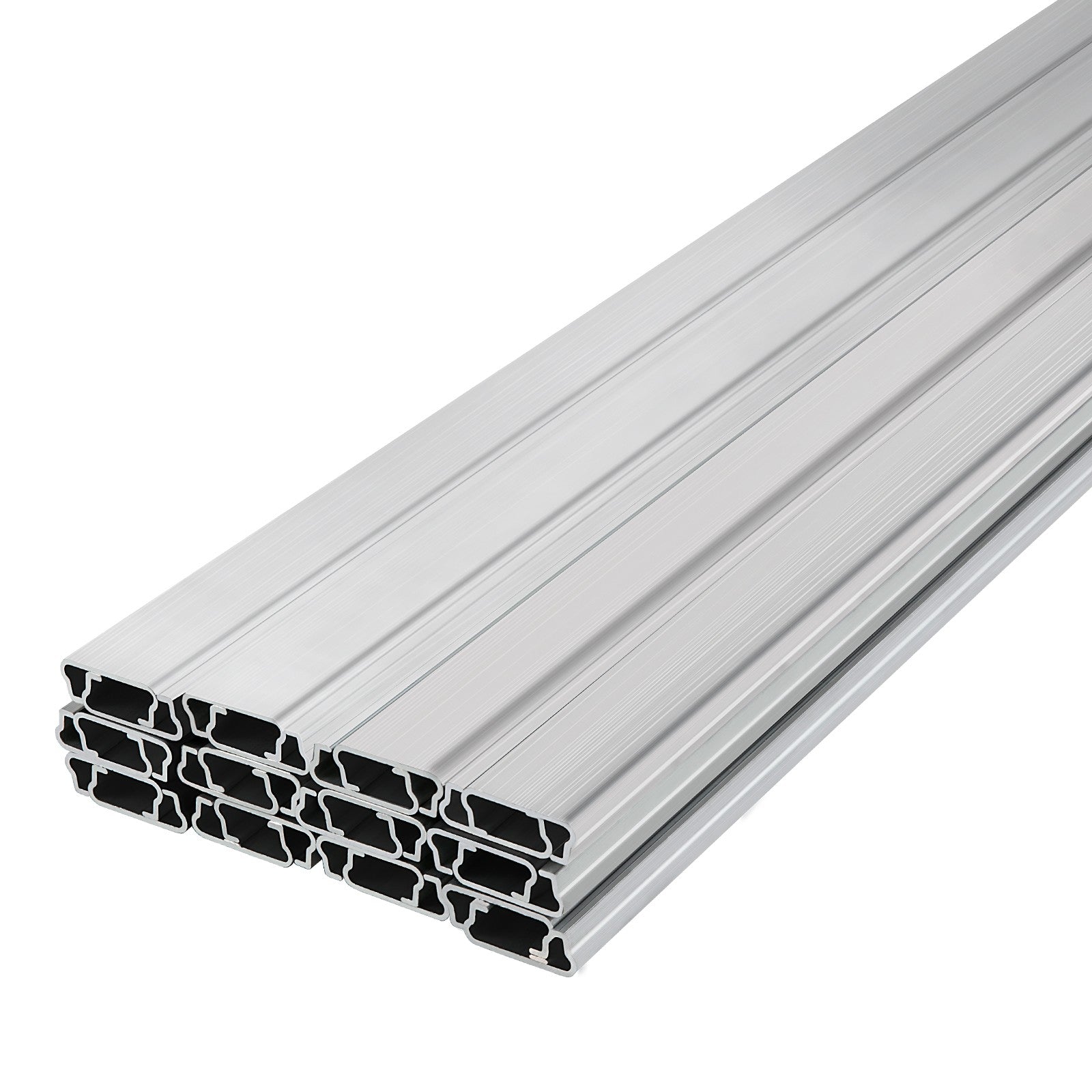 VEVOR Greenhouse Wiggle Wire &Aluminum Alloy Spring Lock U-Channel 6.56ft 30PCS