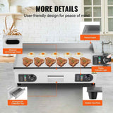 VEVOR Commercial Electric Griddle, 4400W Countertop Flat Top Grill,28.74"x15.75"