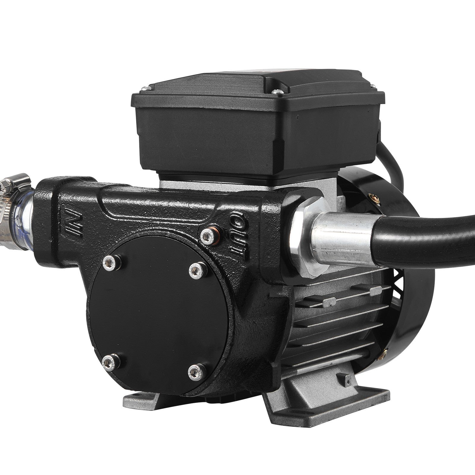 Uimoso Electric Fuel Transfer Pump 110V, 16 GPM, 60 L/min with Fuel Nozzle