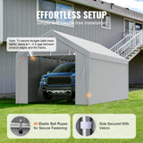 Carport Replacement Canopy Car Shelter Top+Side 10x20ft Frame Not Included