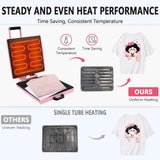 15"x15" Digital Clamshell Heat Press Machine T-shirt Transfer Sublimation Print