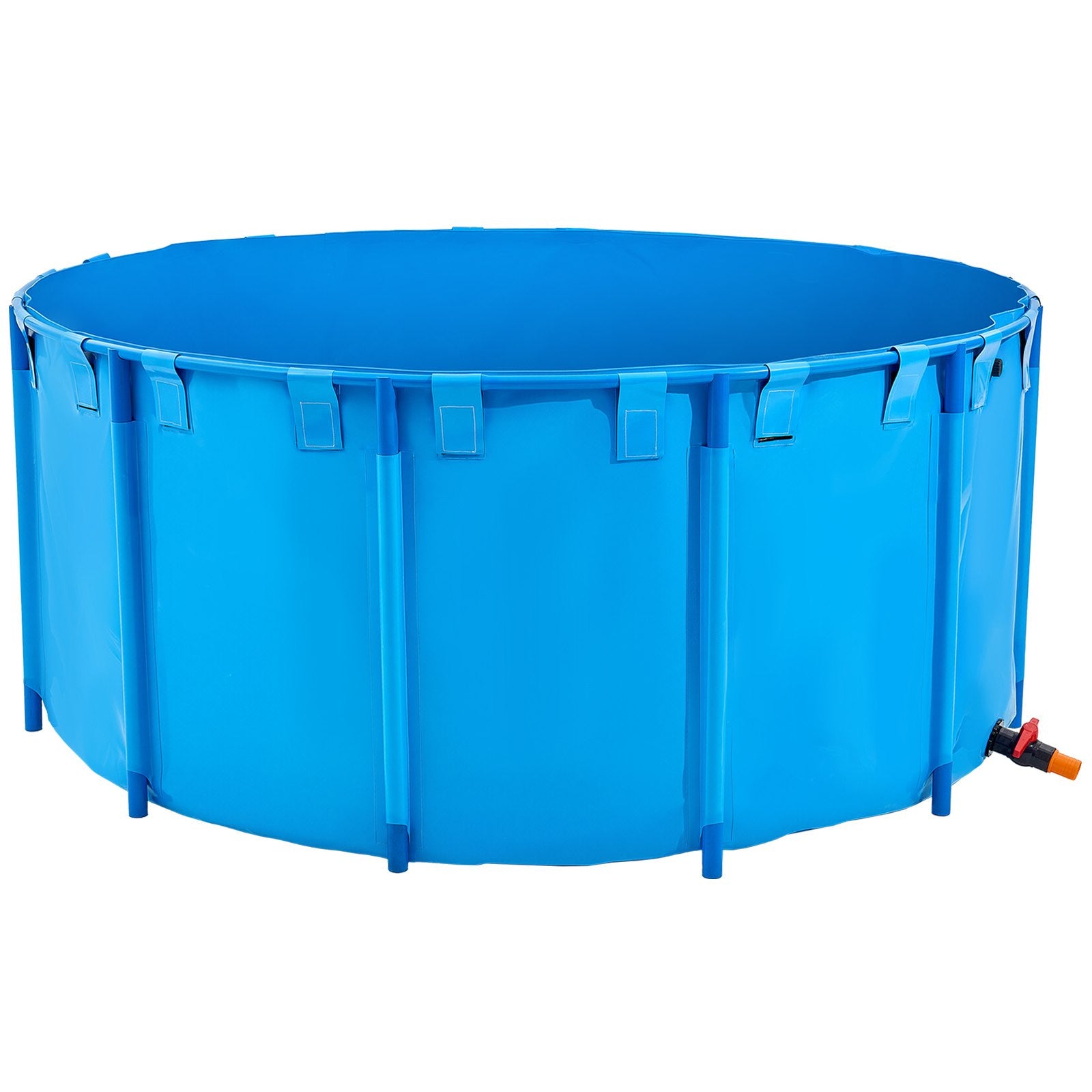 VEVOR Canvas Fish Pond, 1320 Gal Capacity Above Ground Fish Pond, Foldable PVC K