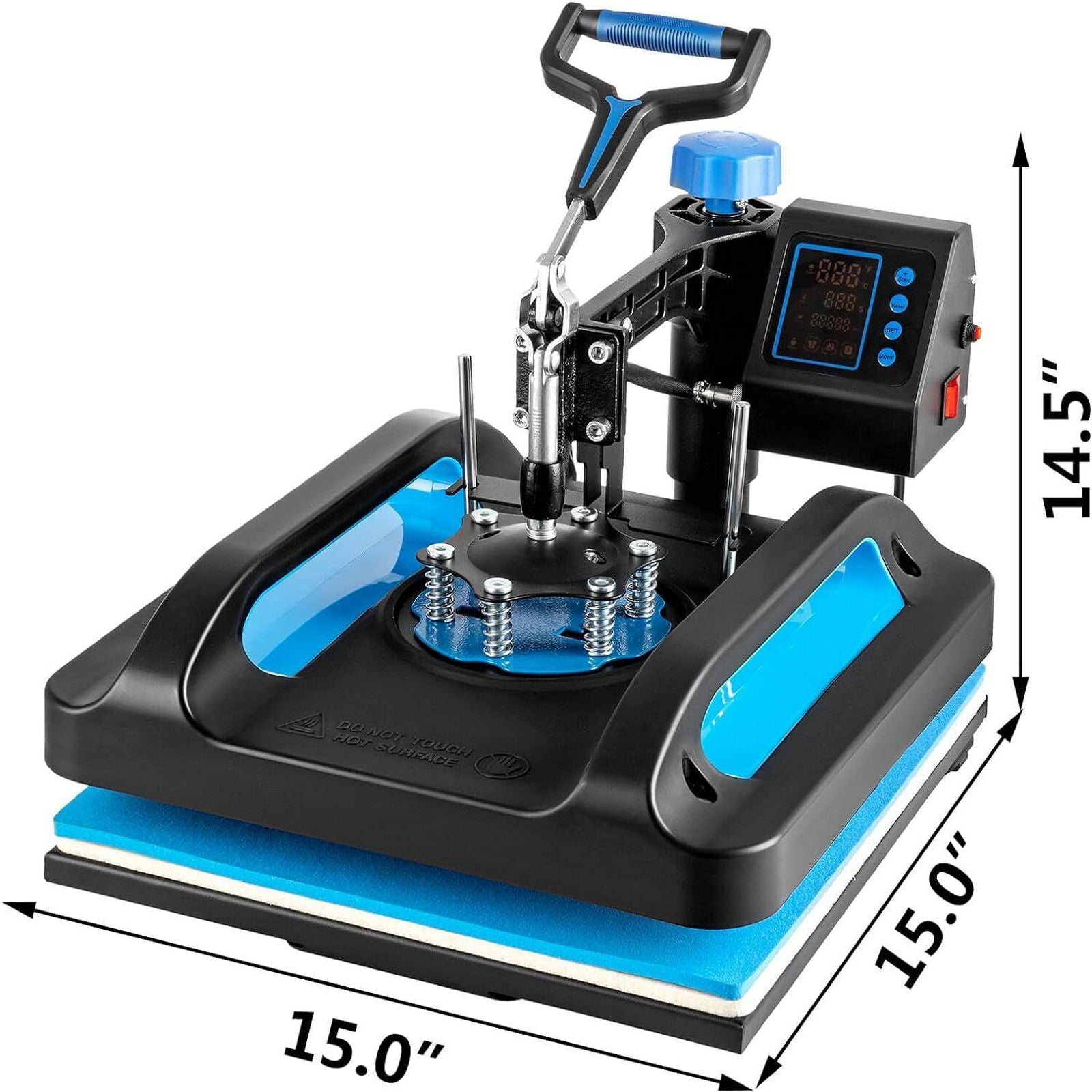 8IN1 Heat Press Machine 15"x15" Transfer Sublimation T-Shirt Mug Plate Hat