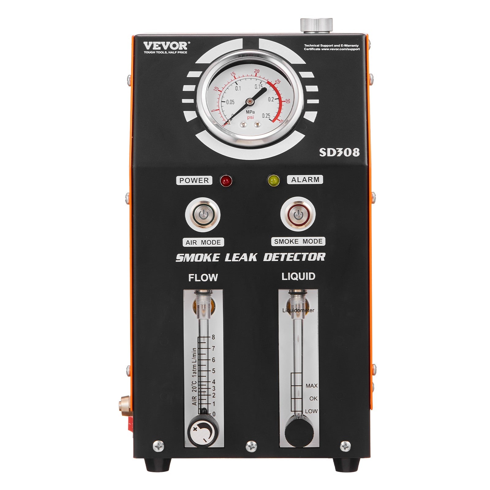 VEVOR Automotive Smoke Machine EVAP Vacuum Leak Detector with Built-in Air Pump