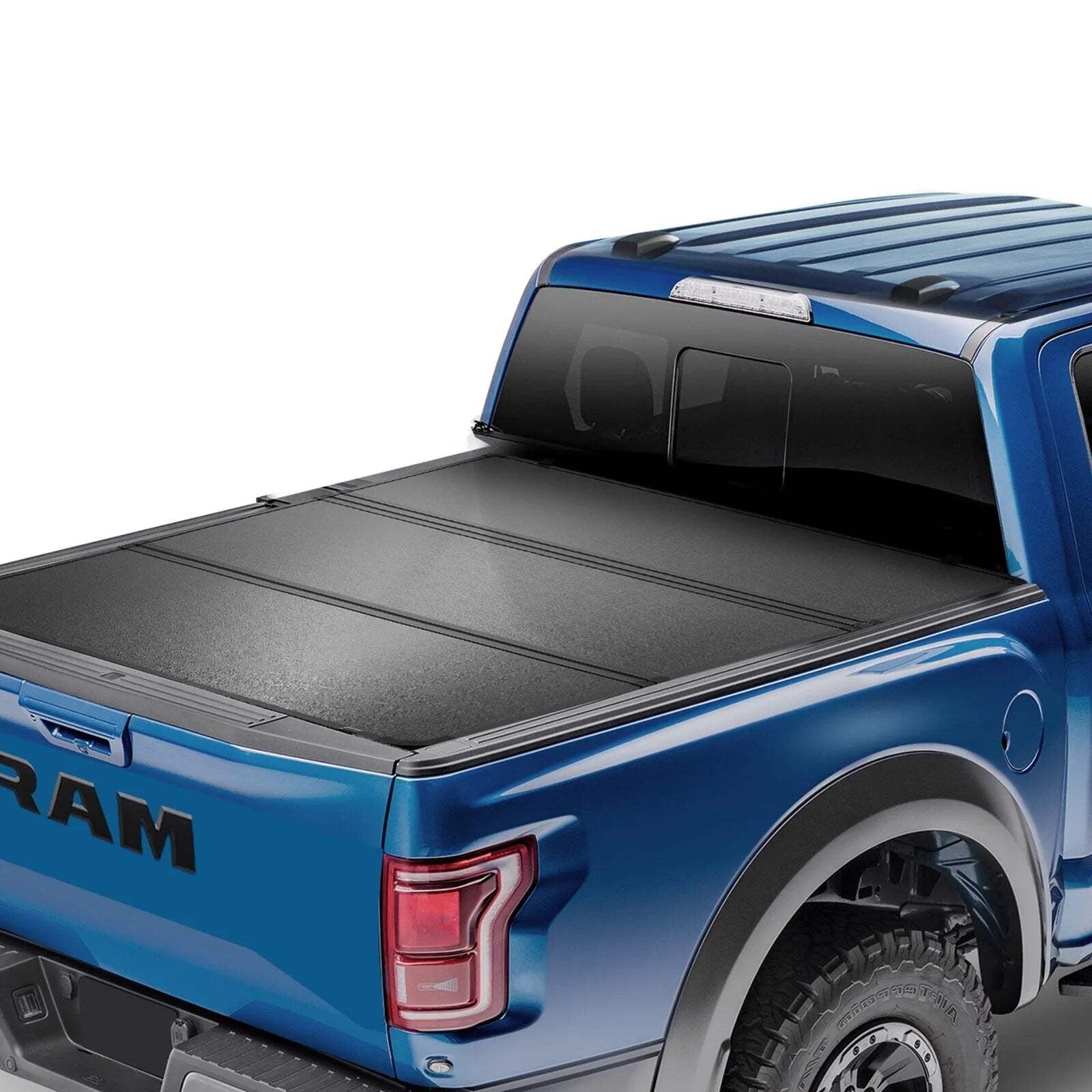 VEVOR Tri-Fold Truck Bed Tonneau Cover, Compatible with 2009-2024 Ram 1500 (19-2