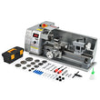 8"x14" Mini Metal Lathe Variable Speed Digital Metalworking Machine 2250RPM 600W