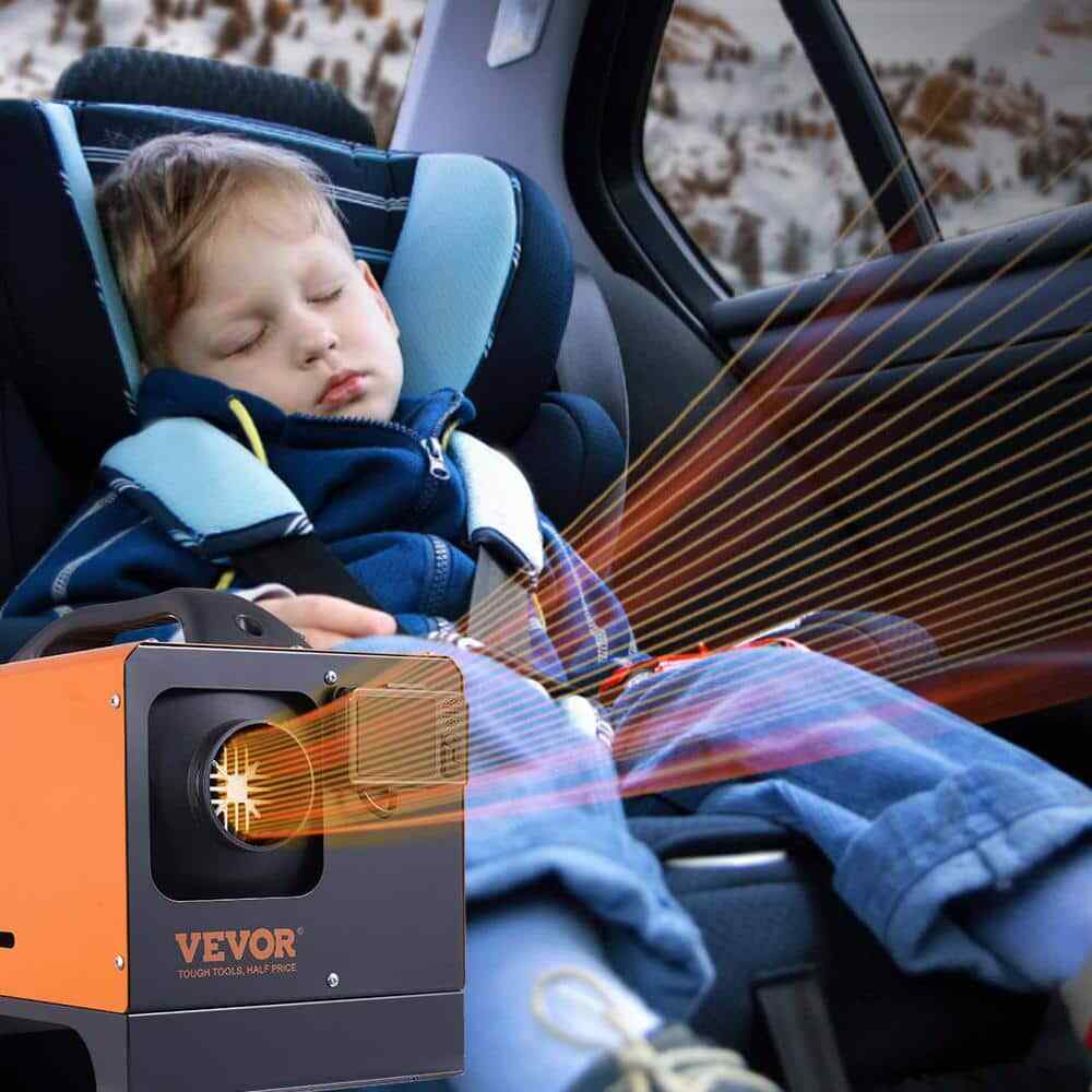 VEVOR Diesel Air Heater All-in-one 27,296 BTU 12V Diesel Heater 8KW w/Bluetooth
