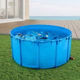 VEVOR Canvas Fish Pond, 1320 Gal Capacity Above Ground Fish Pond, Foldable PVC K