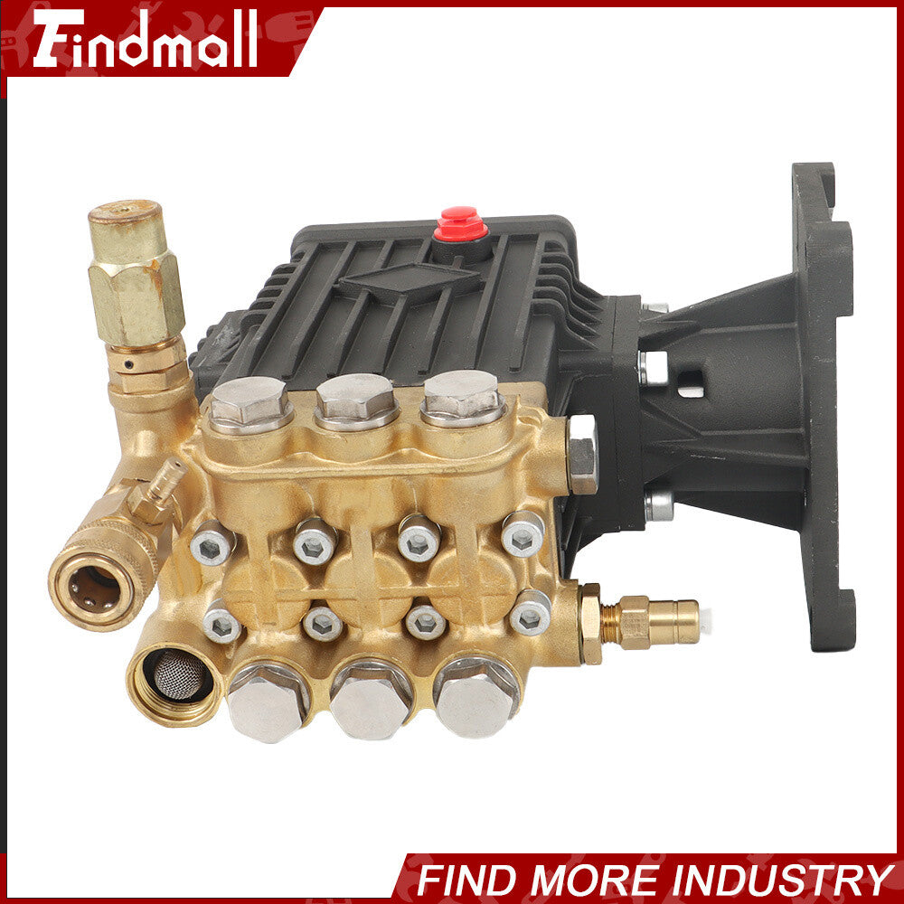 4 GPM Pressure Washer Pump 4400 psi Power Washer Pump 1" Shaft Horizontal New