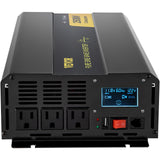 Pure Sine Wave Inverter Power Inverter 2500W DC12V to AC120V Inverter LCD