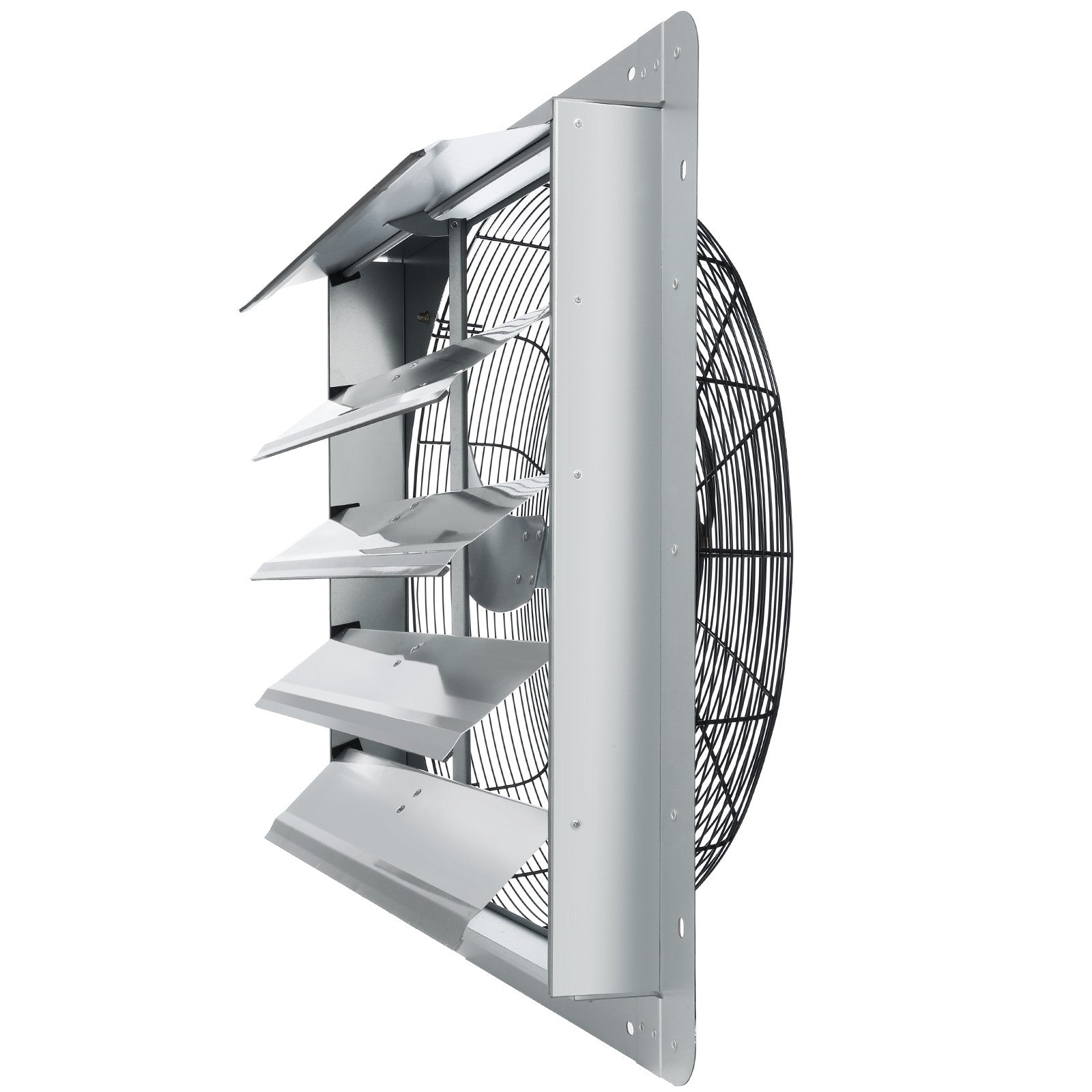 Uimoso Shutter Exhaust Fan Shop Exhaust Fan 24'' Wall Mounted Aluminum 3320 CFM