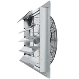 Uimoso Shutter Exhaust Fan Shop Exhaust Fan 24'' Wall Mounted Aluminum 3320 CFM