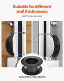 VEVOR External Chimney Kit 6 Inch with Rain Cap Adjustable Bracket Roof Mount
