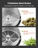 VEVOR Manual Bud Leaf Trimmer 12 in Electric Reaper Bowl Hydroponic Trimming