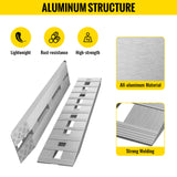 60x12inch Aluminum Ramps 5000Lbs Car Trailer Truck 1 Pair Ramps