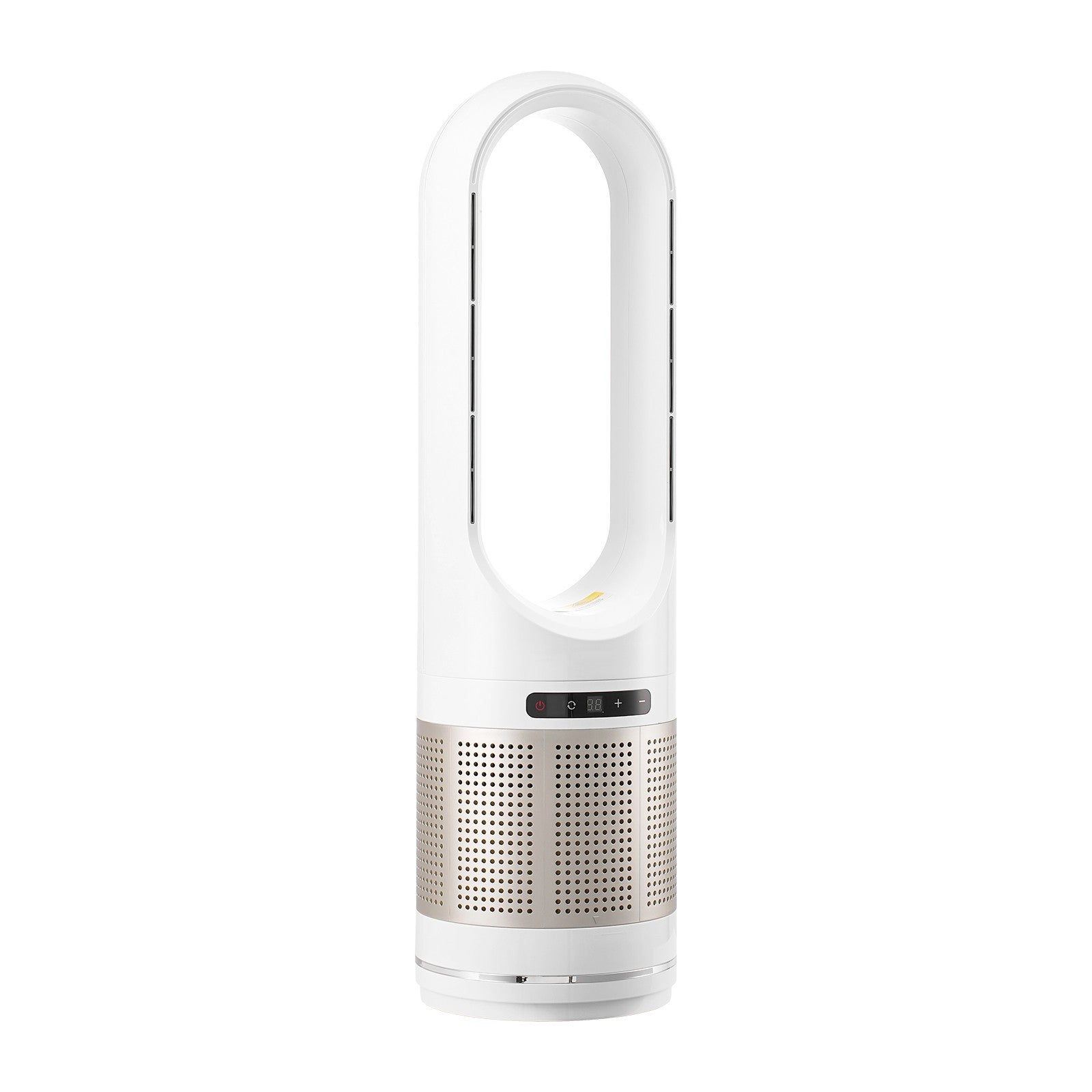 Uimoso 34" Bladeless Tower Fan Oscillating Heat Cooling HEPA Air Purifier Remote