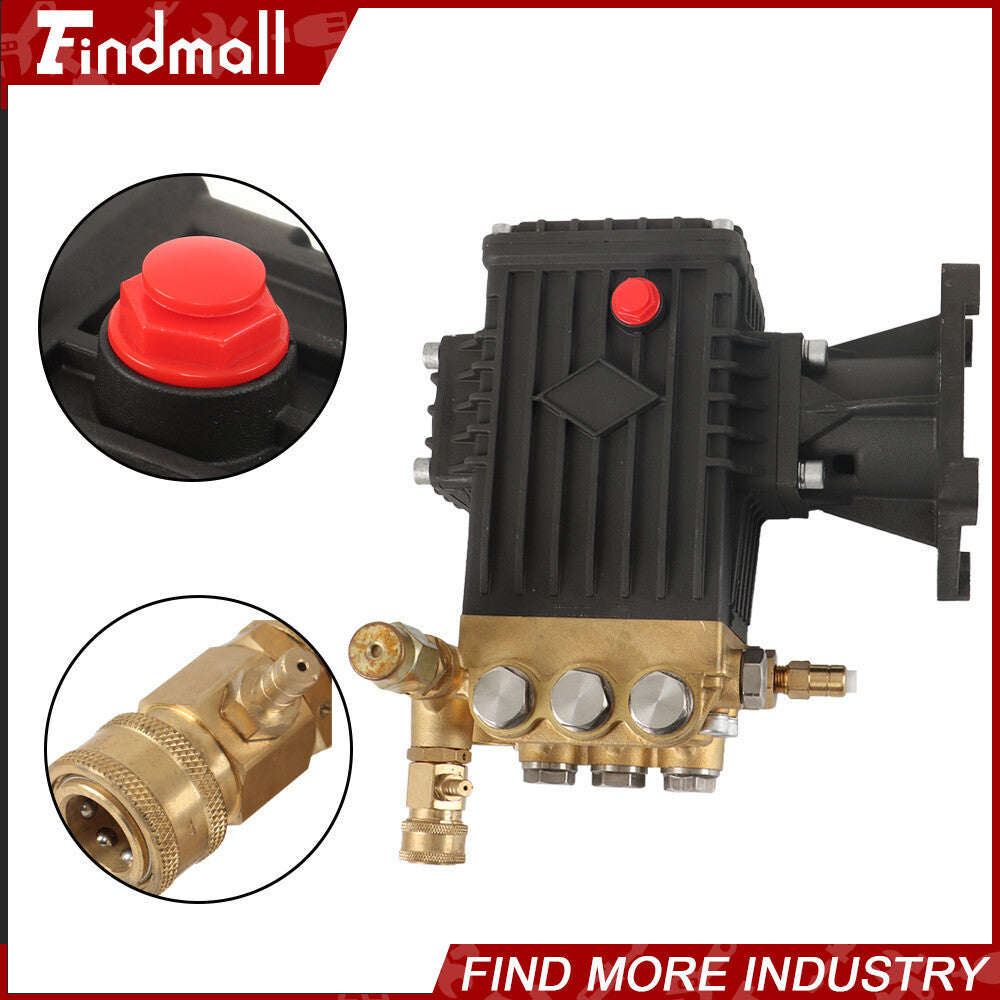 4 GPM Pressure Washer Pump 4400 psi Power Washer Pump 1" Shaft Horizontal New