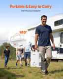 VEVOR Portable Propane Water Heater 5L Tankless with Water Pump for RV Camping