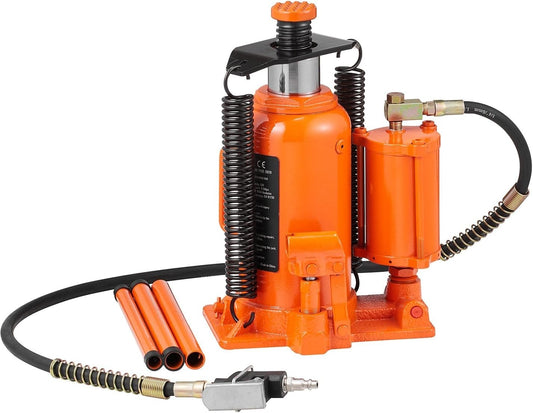 VEVOR Air Hydraulic Bottle Jack, 20 Ton/40000 LBS All Welded Bottle Jack